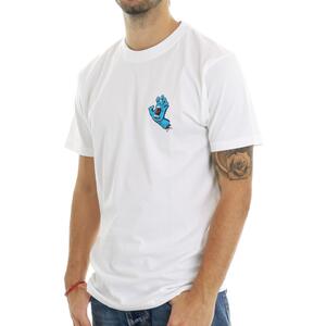 T-SHIRT SCREAMING HAND SANTA CRUZ BIANCO